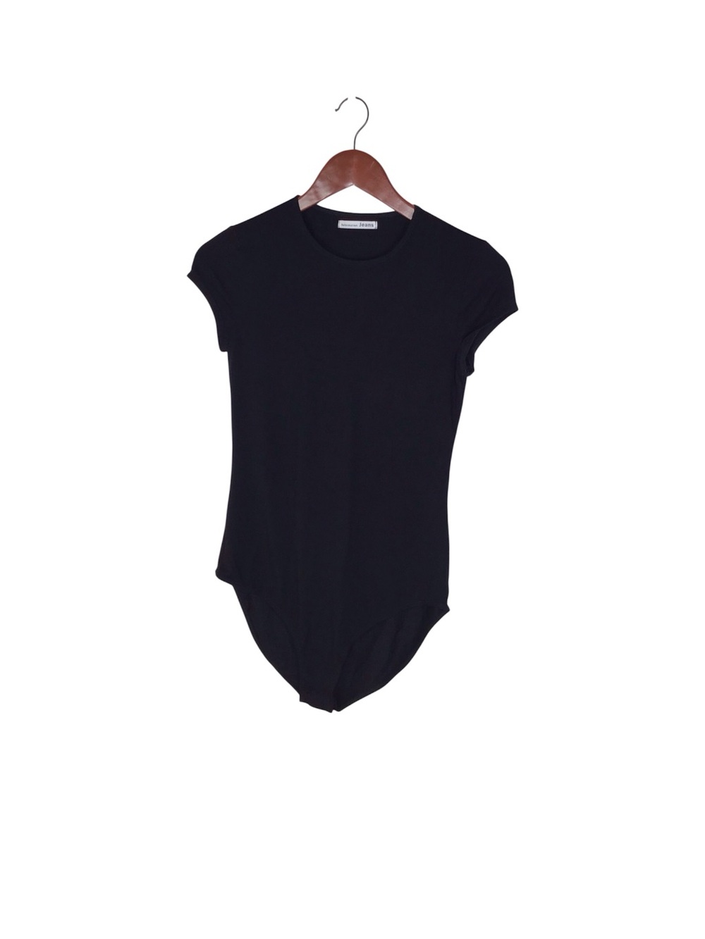 Reformation Short Sleeve Black Bodysuit Size Small.